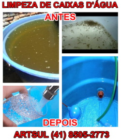 Limpeza de caixas d'água em Curitiba
