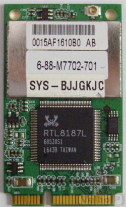 Placa de Rede Sem Fio Mini PCI-E AzureWave AW-GU700 54Mbps